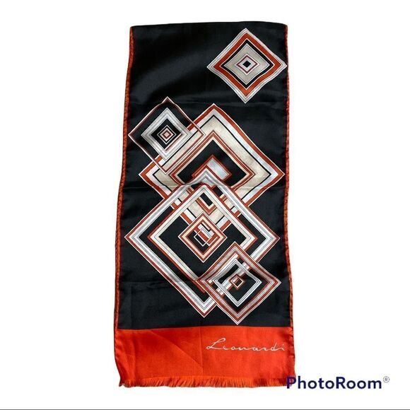 Vintage Leonardi Silky Scarf - Picture 3 of 6